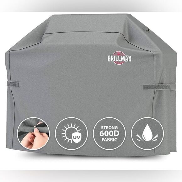 Grillman Premium Gray Grill Cover. See all photos - Picture 2 of 10